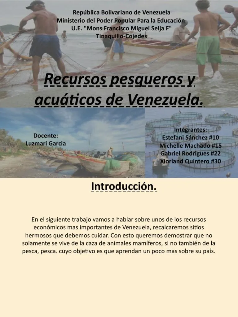 Recursos Pesqueros y Acuáticos de Venezuela | PDF | Acuicultura | Pescado Recursos Pesqueros y Acuáticos de Venezuela | PDF | Acuicultura | Pescado