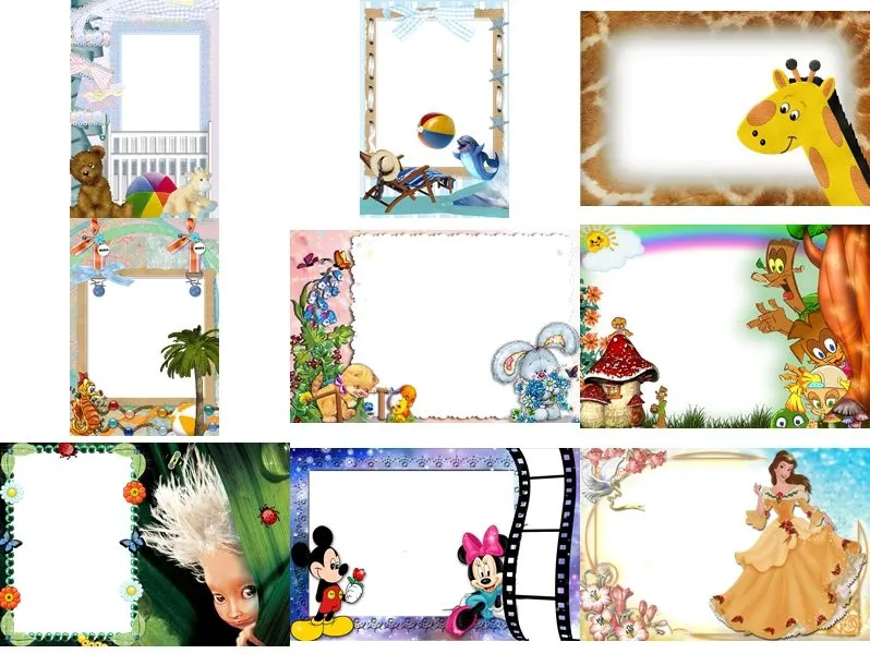 Plantillas para fotomontajes infantiles gratis - Imagui