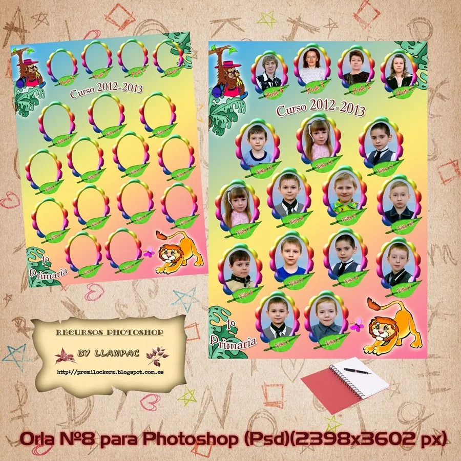 recursos photoshop llanpac orla escolar para picture Car Memes