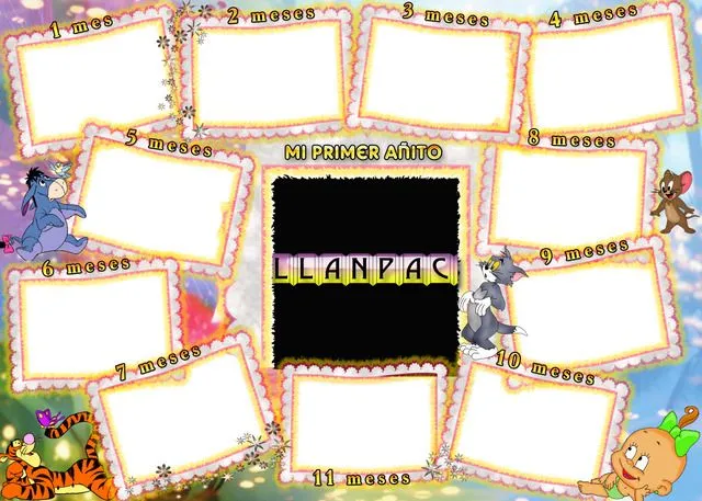 Recursos Photoshop Llanpac: Plantilla primer año de tu bebe para ... Recursos Photoshop Llanpac: Plantilla primer año de tu bebe para ...