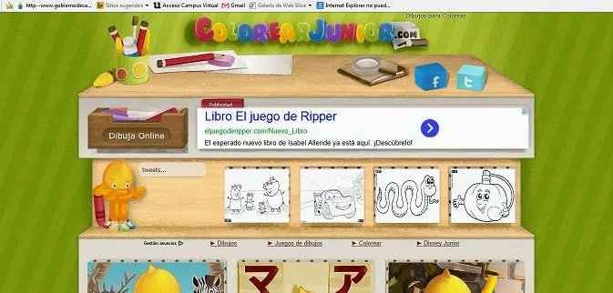 RECURSOS TIC DE EDUCACIÓN INFANTIL: COLOREAR JUNIOR RECURSOS TIC DE EDUCACIÓN INFANTIL: COLOREAR JUNIOR