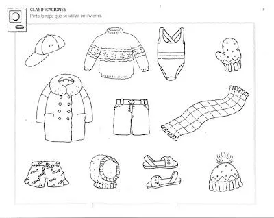 RECURSOS TIC PARA TRABAJAR EN INFANTIL: Ficha sobre ropa RECURSOS TIC PARA TRABAJAR EN INFANTIL: Ficha sobre ropa