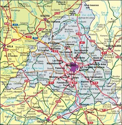 Mapas Comunidad Autónoma de Madrid | Mapa-blog Mapas Comunidad Autónoma de Madrid | Mapa-blog