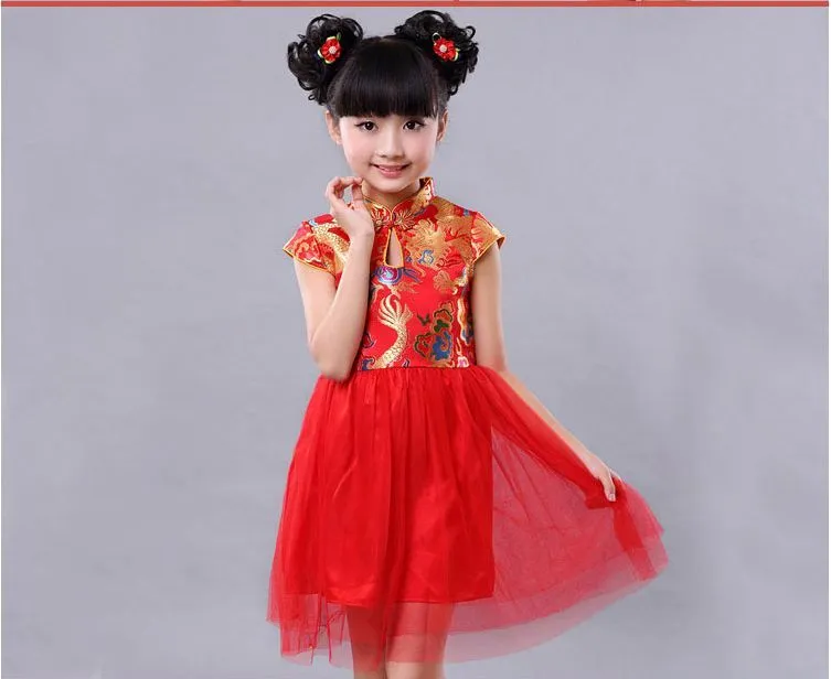 Nueva red de estilo chino traje tradicional cabritos del vestido ... Nueva red de estilo chino traje tradicional cabritos del vestido ...