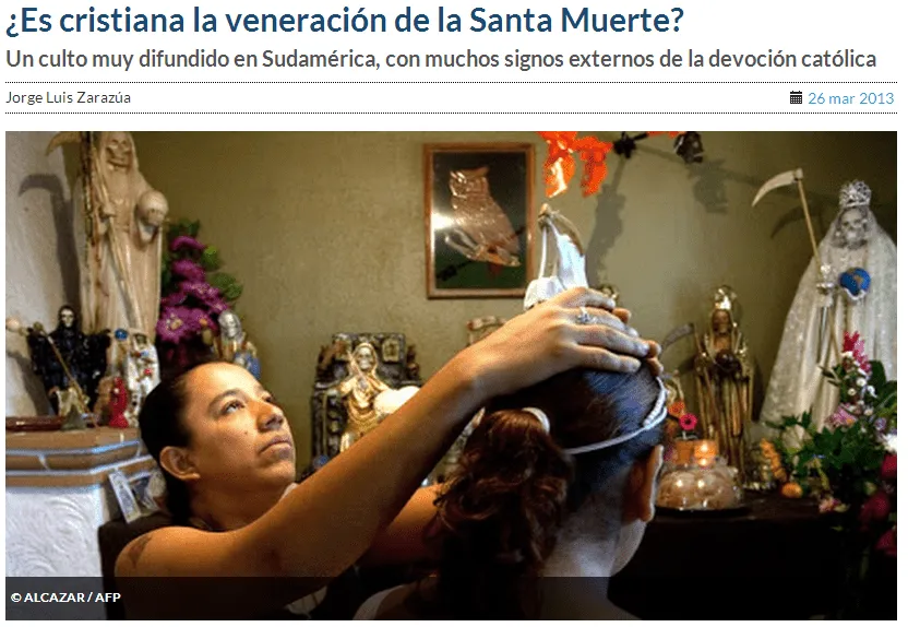 Red Iberoamericana de Estudio de las Sectas: El culto a la Santa ... Red Iberoamericana de Estudio de las Sectas: El culto a la Santa ...