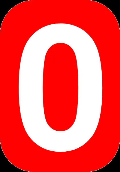 Red Rounded Rectangle With Number 0 clip art Free Vector / 4Vector Red Rounded Rectangle With Number 0 clip art Free Vector / 4Vector