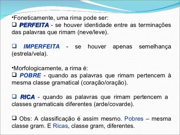 Redação: Versificação
