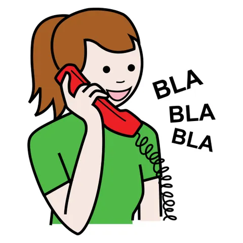 Hablar por telefono dibujo - Imagui