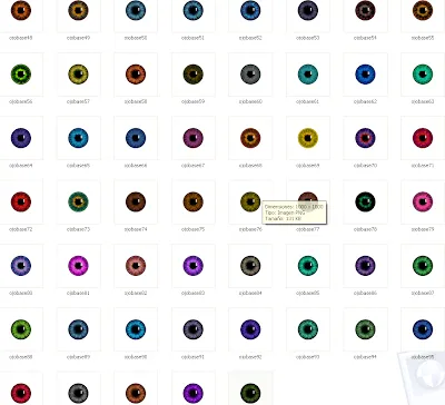 Redcrow (-_-): 100 Texturas de ojos para blender Redcrow (-_-): 100 Texturas de ojos para blender