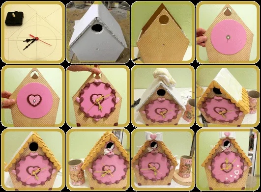 REDECORATE CON LOLA GODOY: RELOJ IMITACIÓN DE CUCO, SCRAPBOOKING ... REDECORATE CON LOLA GODOY: RELOJ IMITACIÓN DE CUCO, SCRAPBOOKING ...