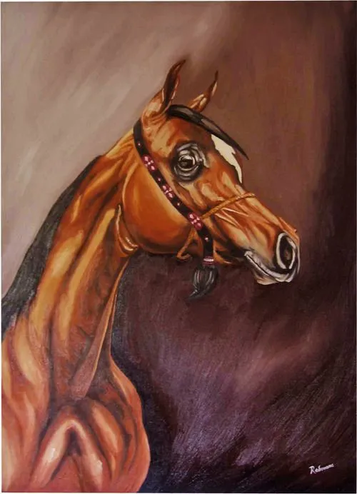 Redouane Lahloul — Oil portraits of Horses Heads / Retratos al ... Redouane Lahloul — Oil portraits of Horses Heads / Retratos al ...