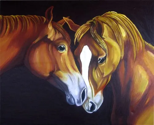 Redouane Lahloul — Oil portraits of Horses Heads / Retratos al ... Redouane Lahloul — Oil portraits of Horses Heads / Retratos al ...