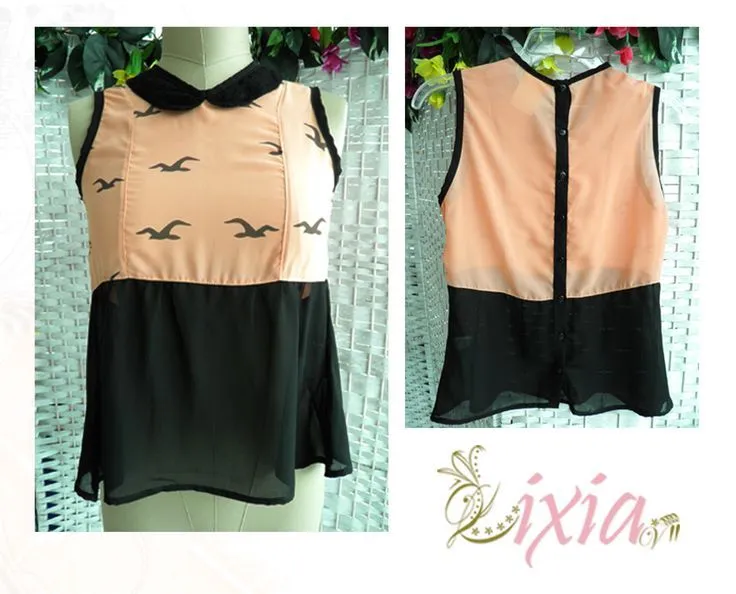 Ref. Blusa Gaviotas cuello BB | Romántico 2013 | Pinterest Ref. Blusa Gaviotas cuello BB | Romántico 2013 | Pinterest
