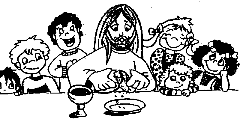 la eucaristia Colouring Pages