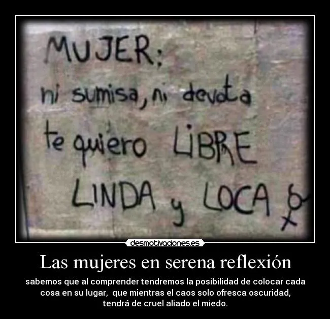 Reflexion mujer - Imagui