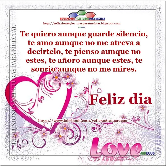 Reflexiones y Lecturas para Meditar: Feliz día del amor y la amistad Reflexiones y Lecturas para Meditar: Feliz día del amor y la amistad