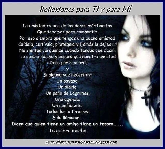 Reflecciones de amistad - Imagui