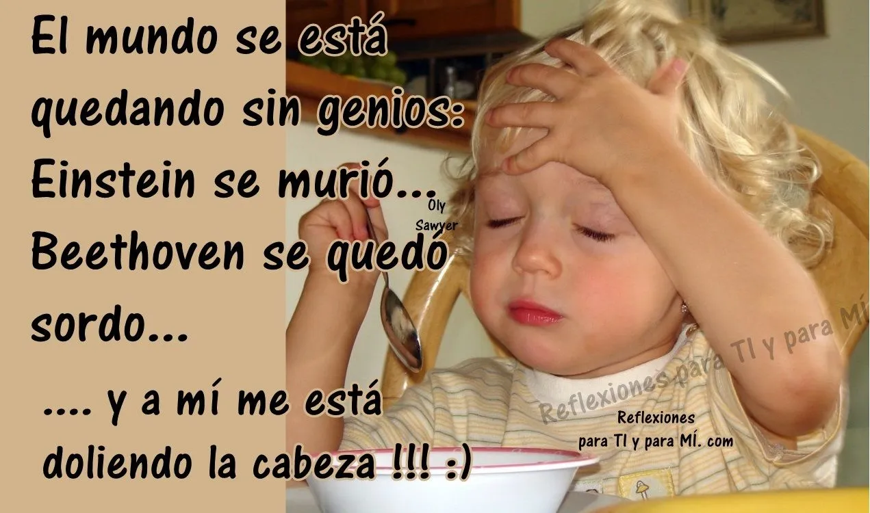 Reflexiones para TI y para MÍ: * El mundo se está quedando sin ...