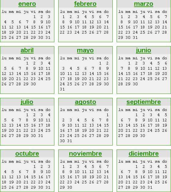 LA REFORESTACION: Calendario 2010