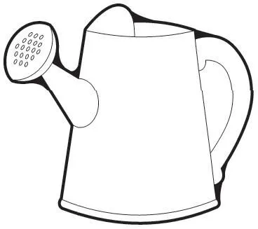 REGADERA PARA COLOREAR