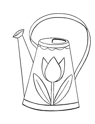 REGADERA PARA COLOREAR