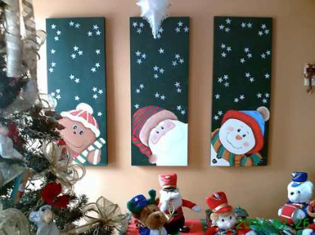 Regala... ¡cuadros navideños! | Decorar tu casa es facilisimo. Regala... ¡cuadros navideños! | Decorar tu casa es facilisimo.