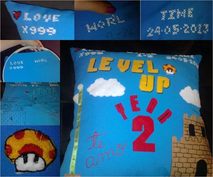 Regalo para nuestro 2° aniversario!! Para mi novio gamer, un cojín ... Regalo para nuestro 2° aniversario!! Para mi novio gamer, un cojín ...