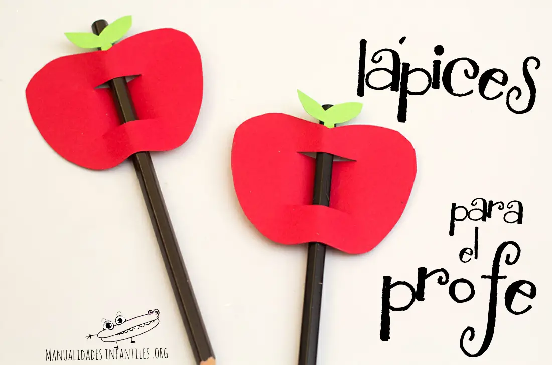 Regalo adorno de lapicero para el profesor -Manualidades Infantiles Regalo adorno de lapicero para el profesor -Manualidades Infantiles