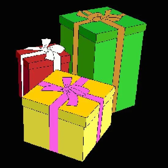 Regalos a color - Dibujos de cumpleaños para colorear en línea