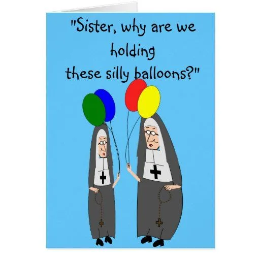 Regalos de cumpleaños de la monja felicitaciones | Zazzle