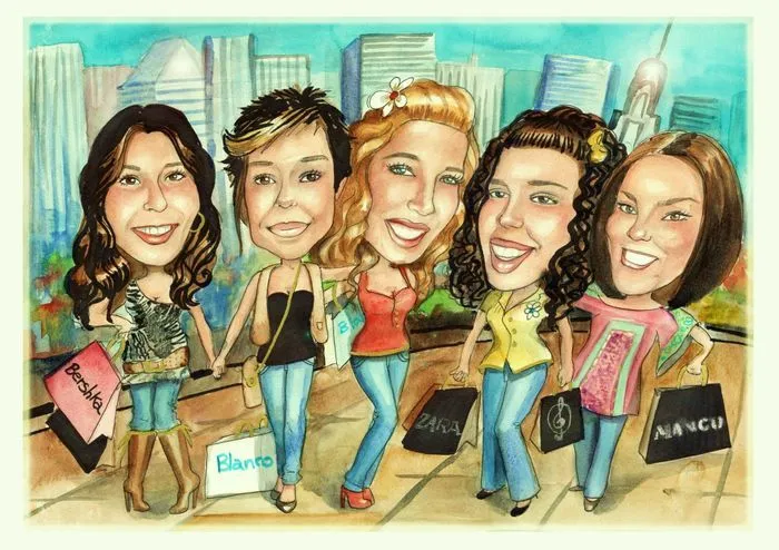 Imagenes de caricaturas de amigas - Imagui