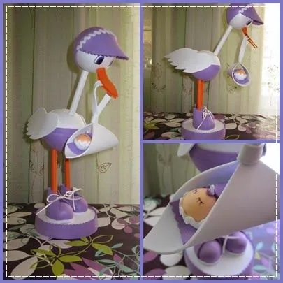 Regalos para futuros papás y mamás: cigüeña y tarta de pañales ... Regalos para futuros papás y mamás: cigüeña y tarta de pañales ...