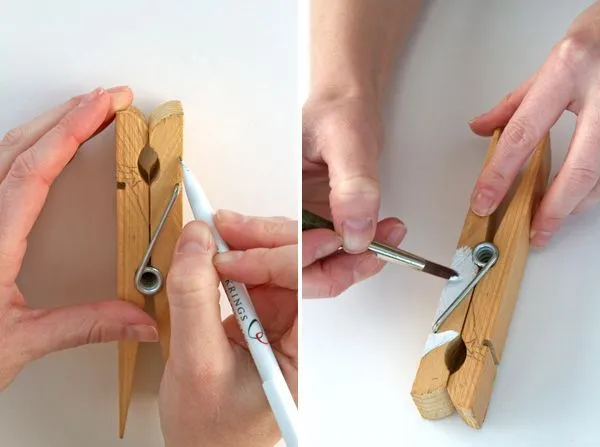 Regalos para los invitados a tu boda hechos con pinzas de madera ...