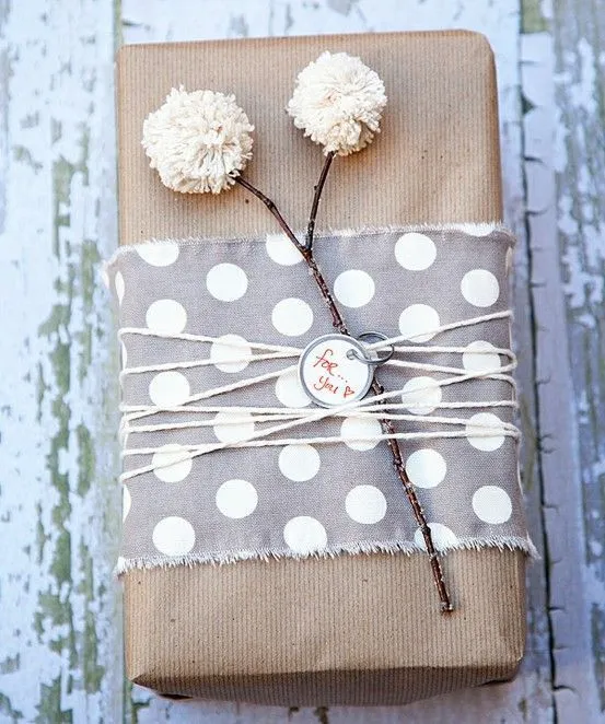 Regalos manuales de amor: 20 envoltorios molones para regalos