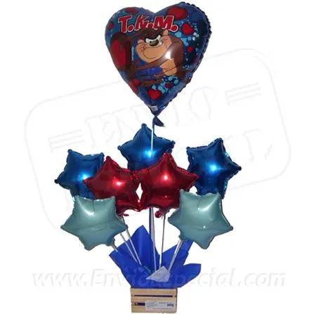 Arreglos con globos metálicos - Imagui