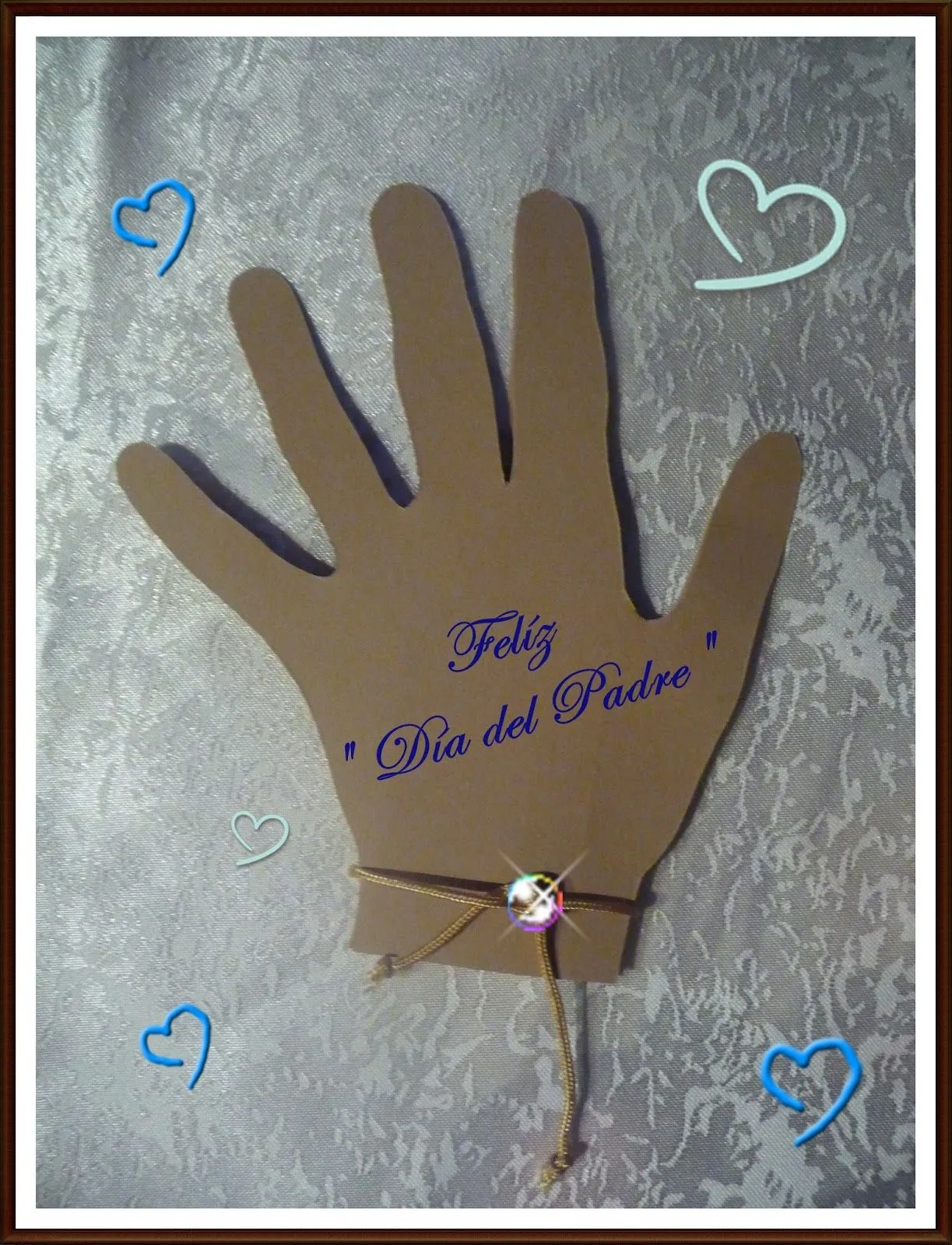 Regalos con Recuerdos ***: Tarjeta hecha por niños para sus papás