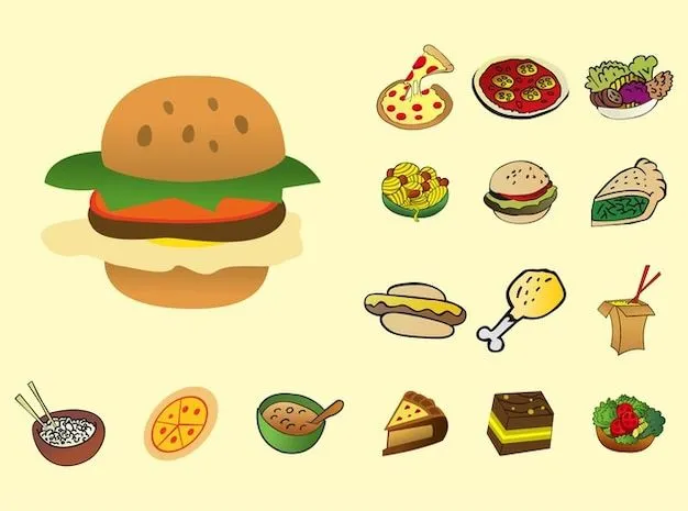 Régimen de comidas, Hamburger, almuerzo, comida | Descargar Fotos ...