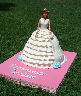 REGINA - TARTAS CON ARTE: Tarta 1ª comunión niña.