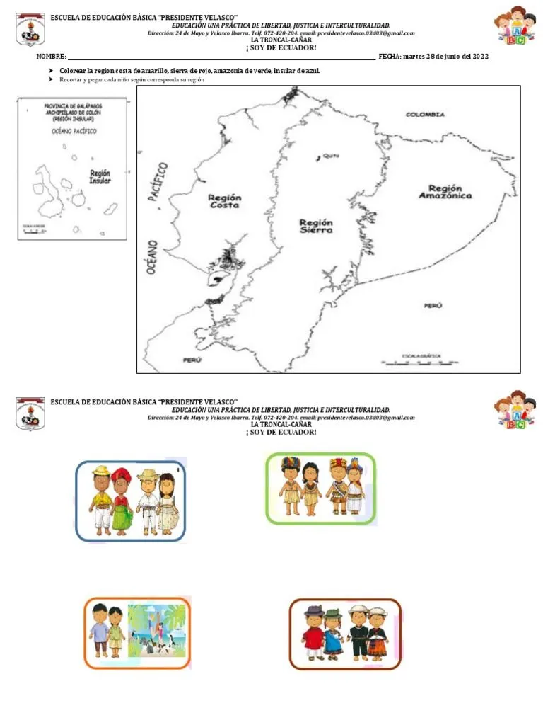 Regiones Del Ecuador | PDF | Ecuador | Color