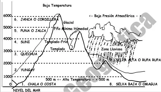 las 8 regiones del peru