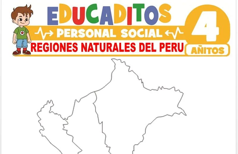 Regiones Naturales del Perú para Niños de 4 Años » Educaditos.com