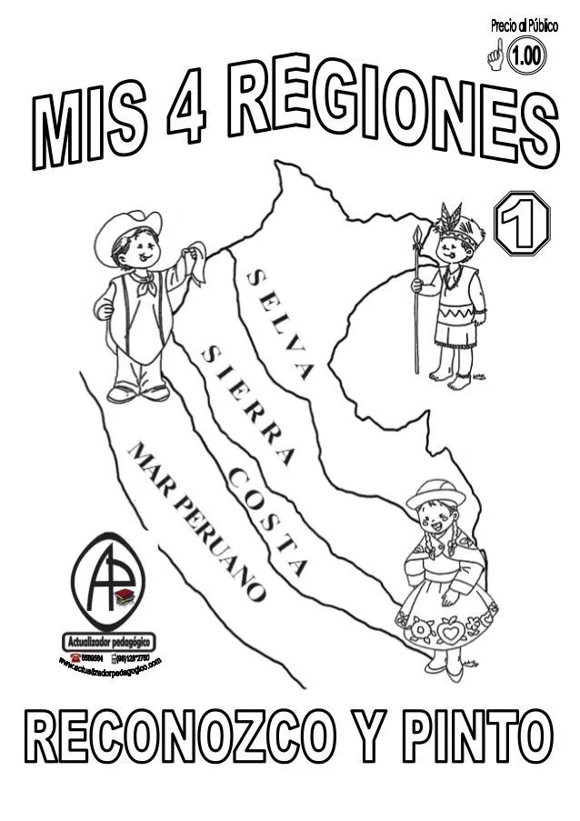 REGIONES DEL PERÚ | Actividades del alfabeto en preescolar, Perú, Educacion  preescolar