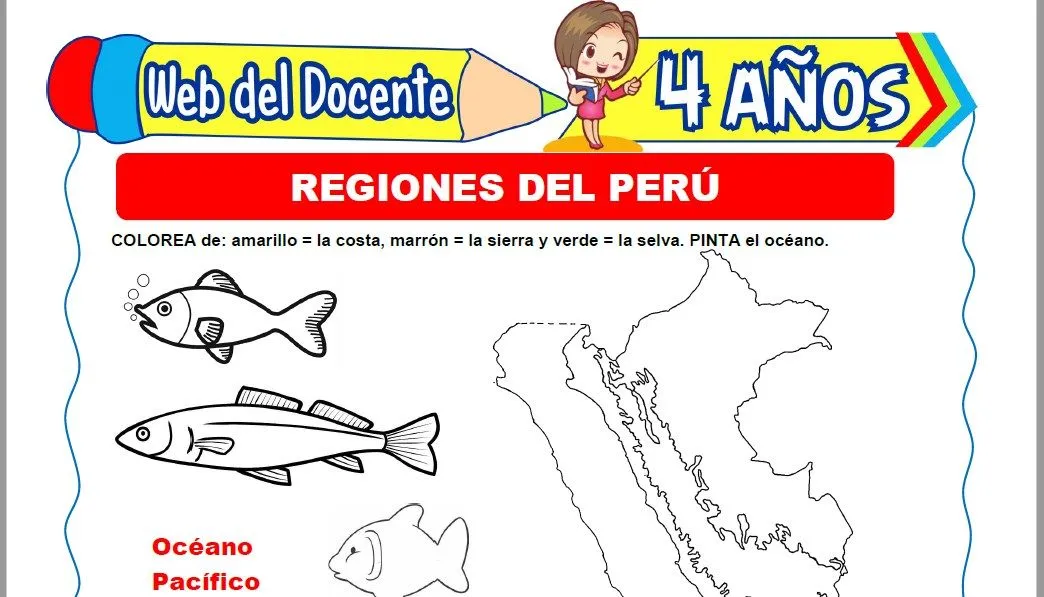 Las Tres Regiones del Perú para Niños de 4 Años – Web del Docente Las Tres Regiones del Perú para Niños de 4 Años – Web del Docente
