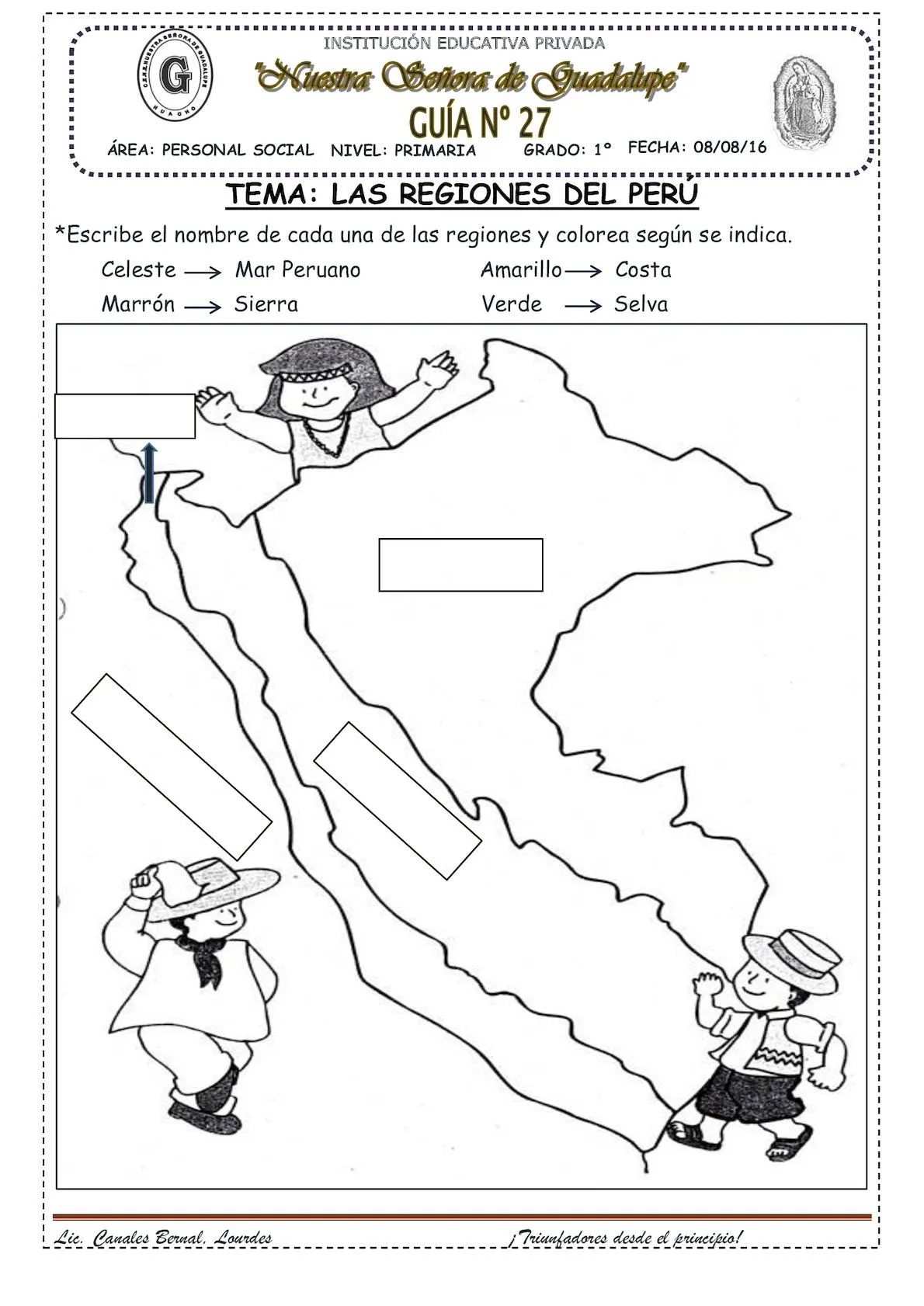 Las Regiones Del Perú | Partes del cuerpo preescolar, Moldes de letras,  Linea del tiempo personal
