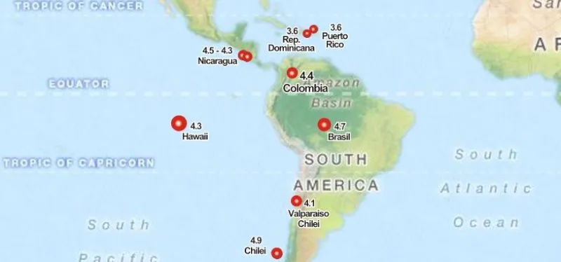 Registro de Sismos en el Continente Americano 26-Nov-2012 ... Registro de Sismos en el Continente Americano 26-Nov-2012 ...