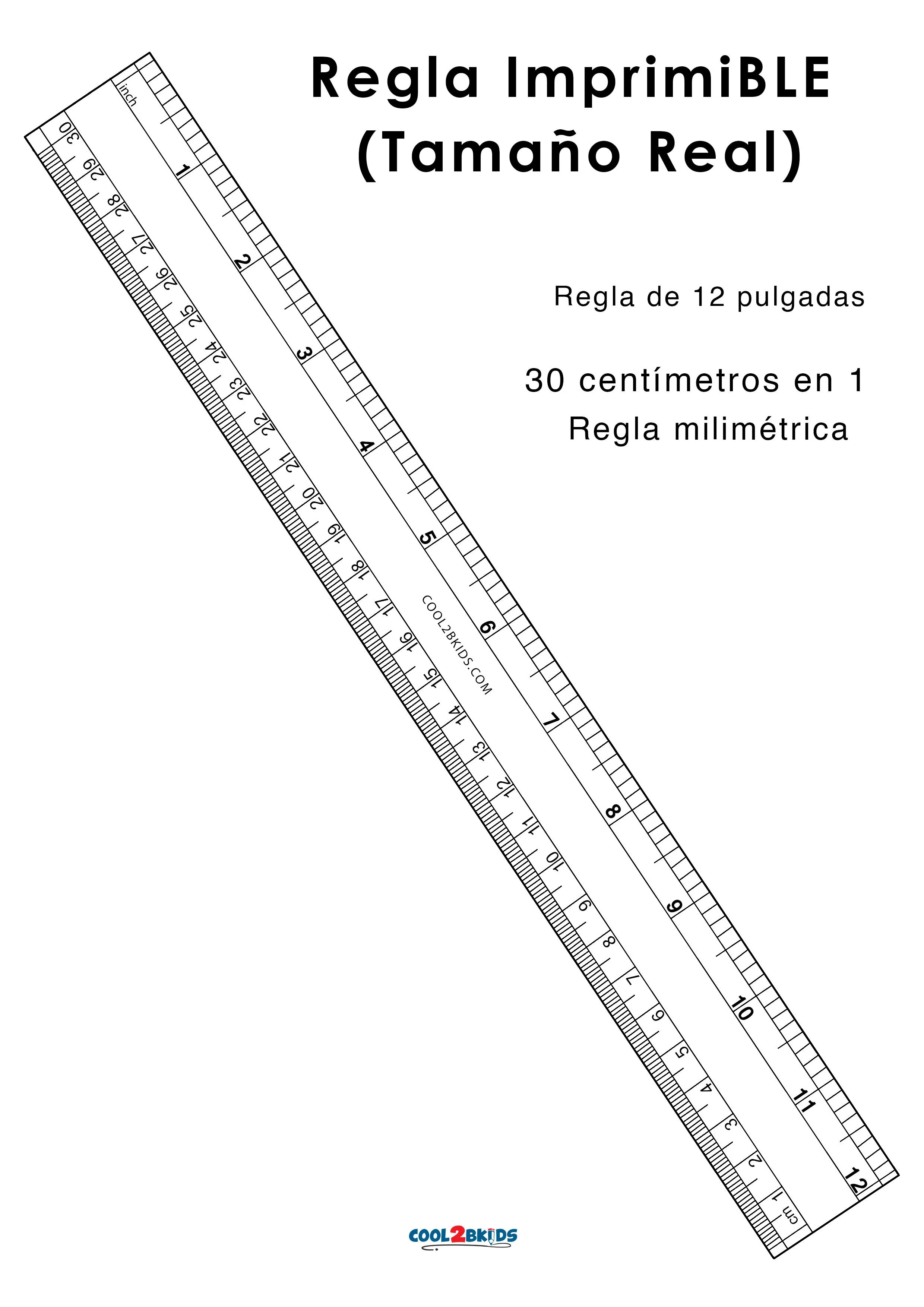 Regla Para Imprimir de 12 pulgadas - Cool2bKids Regla Para Imprimir de 12 pulgadas - Cool2bKids