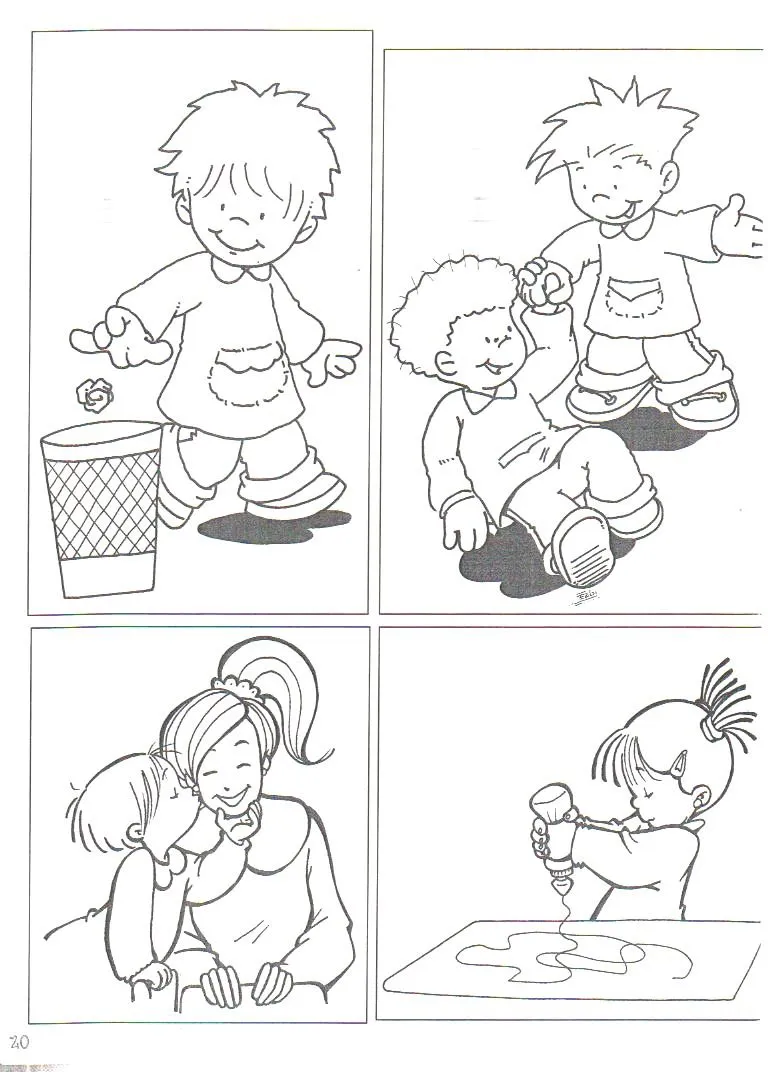 Reglas de convivencia dibujos - Imagui