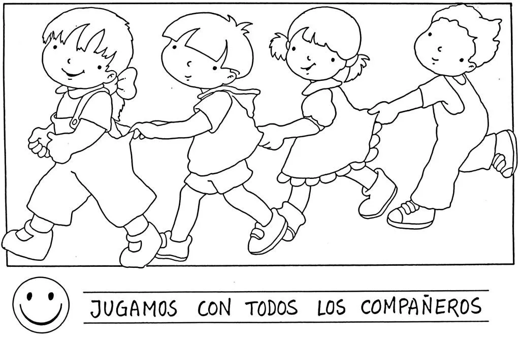 Reglas de convivencia familiar en dibujos para colorear - Imagui