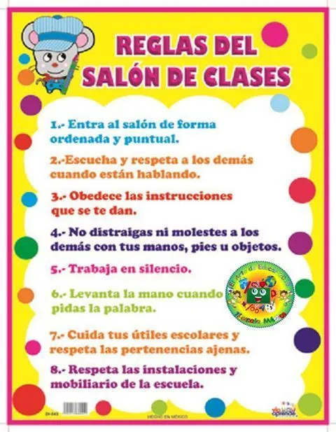 reglas del salon de clases - Google Search | education tips ...