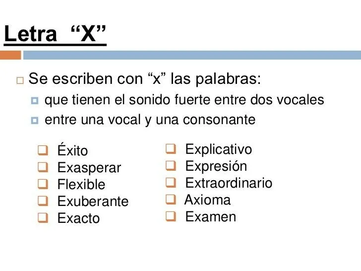 Reglas x, y &amp; z reglas generales final